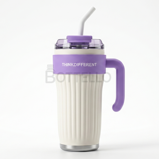 ThinkDifferent 860ml Insulated Tumbler Leak-Proof • Straw Lid • All-Day Temperature Control