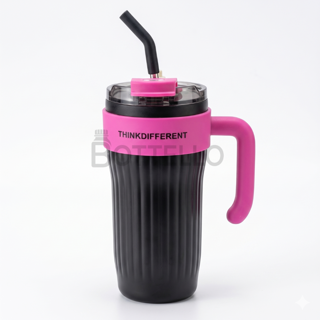 ThinkDifferent 860ml Insulated Tumbler Leak-Proof • Straw Lid • All-Day Temperature Control