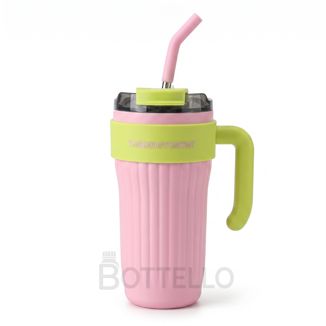 ThinkDifferent 860ml Insulated Tumbler Leak-Proof • Straw Lid • All-Day Temperature Control