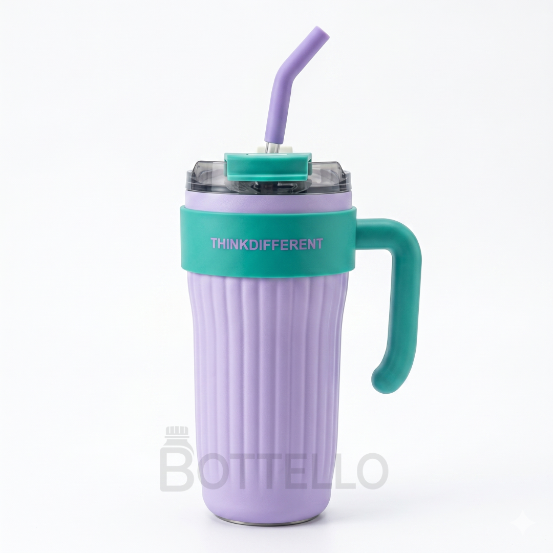 ThinkDifferent 860ml Insulated Tumbler Leak-Proof • Straw Lid • All-Day Temperature Control